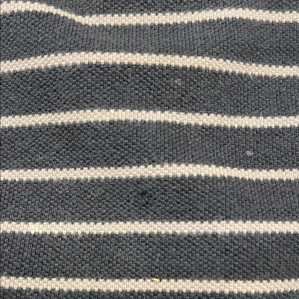 Tommy Hilfiger Men's Striped Polo Shirt - Black and tan - Picture 5 of 7